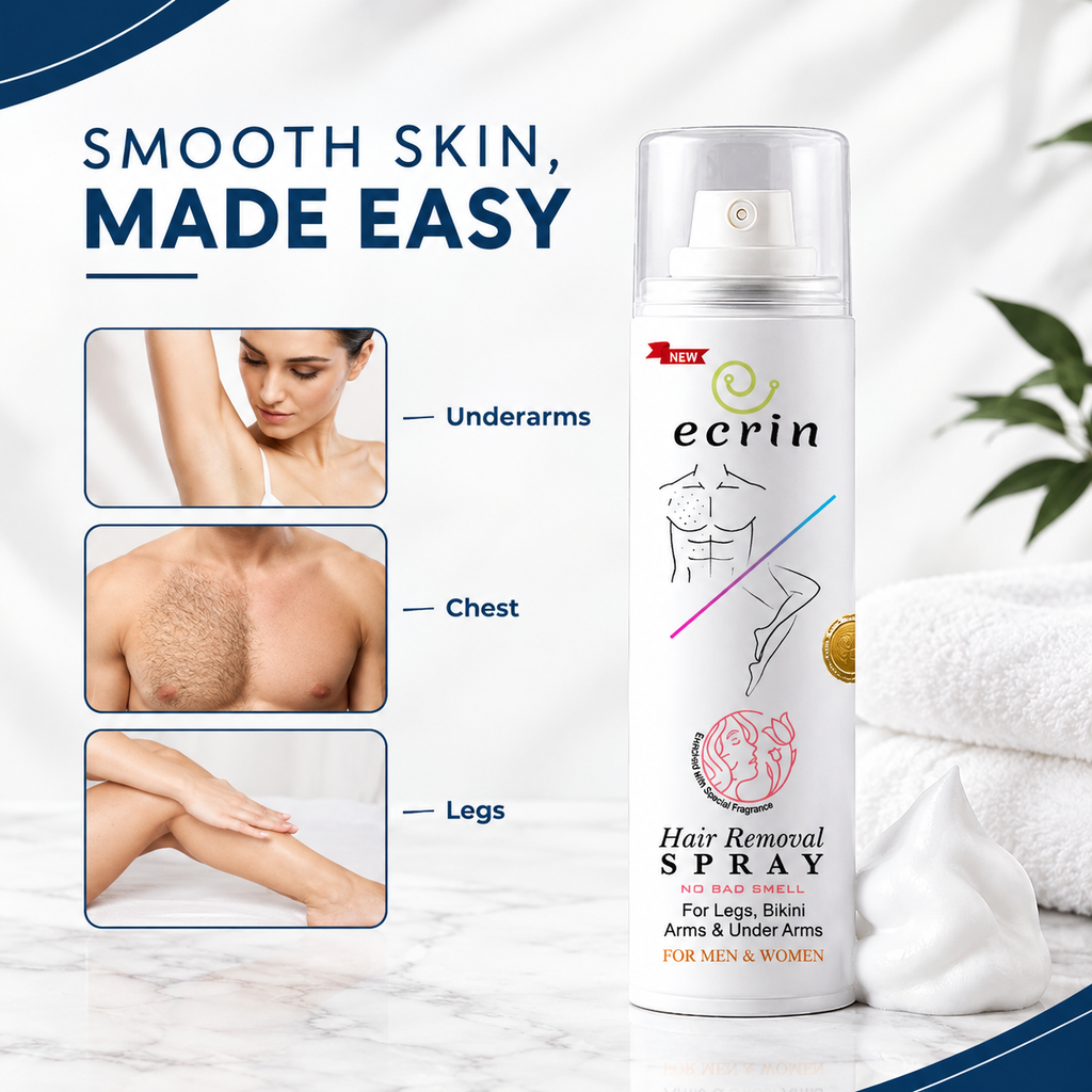 New Ecrin Hair Removal Foaming Spray - Advance Formula with Refreshing Fragrance (200ml)